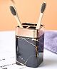 Voncasa Marble Toothbrush Holder - Black
