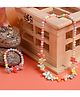Jewelz Butterfly Designed Beaded Necklace & Bracelet Set - Multi Colour