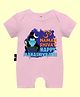 The Peppy Tend Mahashivratri Theme 100% Cotton Half Sleeves Om Namah Shivay Happy Mahashivratri Text Printed Romper - Pink