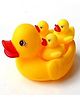 AKN TOYS Duck and Ducklings Family Toys (Yellow) -Set of 4-PACK OF 1 ( COLOR AND DESIGN MARY VARY)