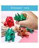 AKN TOYS Dinosaur Stress Balls Fidget Toys, 3 Pcs Squishy Squeeze Ball Toy , Sensory Stress Relief Toy for Hand Exercise and Relaxation, Squishy Ball Bulk Gift-Pack of 3 ( Color and Design Mary Vary)