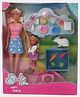 Steffi Love Steffi and Evi with Rabbits Play Set, 29 cm and 12 cm, 16+ Pieces
