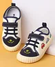 Cute Walk by Babyhug Velcro Closure Casual Shoes with Vehicle Design - Navy Blue