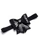 Bhoomi Collection Sequin Embellished Bow Designed Headband - Black