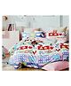 BHAIJI BEDSHEETS Glace Cotton Bed Sheet Double Bed With 2 Pillow Covers Kids Cartoon Prints -  Happy Elephant