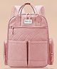 Polka Tots Premium Large Capacity ChicClass Diaper Bag - Multifunctional Travel Diaper BackPack With 10+ Pockets for Parents - Nude Peach