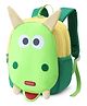 American Tourister KIZTOPIA Dragon Print Backpack Green & Yellow (Age - 18 Months to 3 Years) - 12 Inches (Design May Vary)