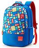 American Tourister PAZZO 4.0 XL Backpack Beach Theme Print Blue (Age - 10 to 12 Years) - Height 18 Inches