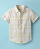 JASH KIDS Cotton Woven Half Sleeves Checkered Shirt - Multicolour