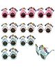 Birthday Popper Happy Birthday Sunglasses | 10 Pcs | Sweet Cream Cake Funny Eyewear Party Props | Fun Goggles for Kids & Adults