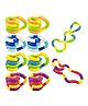 Birthday Popper Tangle Toys as Birthday Return Gifts for Kids | Set of 10 | Squeeze Twisting Chain Toys for Relaxation