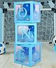 Shopperskart One Balloon Box 1st Birthday Decorations Kit  Balloon Box is Perfect for First Birthday & Baby Shower -pack of 3 - Blue