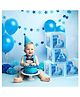 Shopperskart Baby Balloon Box Baby Shower Decorarions Kit Transparent Balloon Box is Perfect for Baby Shower & 1st Birthday Celebration - Pack of -4 Blue