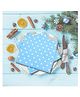 Party Anthem 2 Ply Light Blue Polka Paper Napkins - Pack of 40