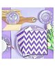 Party Anthem 2 Ply Chevron Purple Paper Napkins - Pack of 40