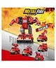 Kidology 5-in-1 Transforming Robot Toys Set  Construction Vehicle Action Figures for Boys 3-7 | STEM Building Toys & Birthday Gift for Kids