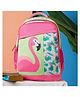 VISMIINTREND 19-Inch School Bag for Boys & Girls - Spacious, Lightweight, Durable Backpack with Multiple Compartments & Water-Resistant Material - Tropical - Pink-Height 19 Inches