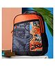 VISMIINTREND 19-Inch School Bag for Boys & Girls - Spacious, Lightweight, Durable Backpack with Multiple Compartments & Water-Resistant Material - Groove - Black & Orange-Height 19 Inches