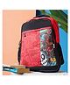 VISMIINTREND 19-Inch School Bag for Boys & Girls - Spacious, Lightweight, Durable Backpack with Multiple Compartments & Water-Resistant Material Red - Spooky-Black & Red -Height 19 Inches