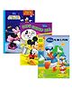 Disney Colouring & Activity Fun Books Combo 7 Set of 3 - English