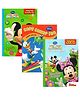 Disney Colouring & Activity Fun Books Combo 8 Set of 3 - English