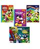 Disney Colouring & Activity Fun Books Combo 14 Set of 4 - English