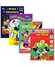 Disney Colouring & Activity Fun Books Combo 16 Set of 4