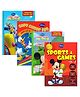 Disney Colouring & Activity Fun Books Combo 17 Set of 4