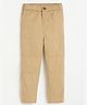 Campana 100% Cotton Solid Pant - Beige