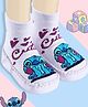 Yellow Bee Disney Lilo & Stitch Featuring Character Designed Sock Shoes - Purple
