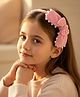 Ribbon Candy Bow Designed & Pearl Embellished Hair Band - Light Pink