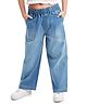 Olele Cotton Denim Pull On Jeans - Blue