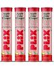 PLIX Apple Cider Vinegar Effervescent Tablet with Mother for Overall Wellbeing | Pack of 4 (Apple) - 60 Tablets
