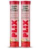 PLIX Apple Cider Vinegar Effervescent Tablet with Mother for Overall Wellbeing | Pack of 2 (Apple) - 30 Tablets