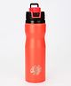 HOOM 304 Stainless Steel Flip-Top Cap Bottle 710ml - Red