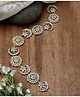 ZENEME Gold-Plated White Kundan studded Vilandi Matha Patti - Multicolour