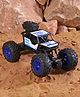 SEEDO 1:18 SCALE 2.4 GHZ All Terrain Remote Controlled Smoke Rock Crawler Plastic Truck - Blue