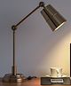 Divine Trends Study Desk Office Reading Table Lamp Brass Antique Finish with Adjustable Moveable Head and Body