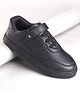 Pine Kids School Shoes with Velcro Closure - Black