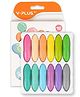 Y-Plus Peanut Toddlers Crayons Pastel Set Of 12
