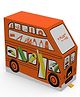 Y-Plus Happy Bus 5 Tiers Stationery Set - Orange