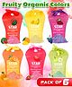 Fiddlerz Holi  Gulal Fruity Colors for Festivals Non-Toxic Natural Fragrance Skin Safe Vibrant Shades Soft Rangoli Powder for Holi Navratri Diwali Pooja Mandir Decor (Pack of 6)