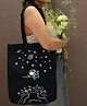 Ecoright Canvas Tote Bag with Zip - Houston (Black)