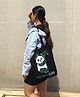 Ecoright Canvas Tote Bag with Zip - Bamboozled Panda