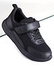Pine Kids School Shoes with Velcro Closure - Black