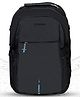Baby Girl Stryker  Polyester Rexin  College Office Casual Backpack For Unisex | Office Bag For Men & Women (Large | Black &  Sky blue) - Height 18 Inches