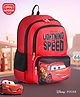 Play Nation Disney Pixar cars School Backpack|2 Main Compartments, 1 Front Pocket, 2 side Bottle Pockets|Water Resistant|Long lasting & Durable Zippers | For School & Outdoors|Red- 15.8 inches