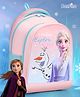 Bonfino Disney Frozen Explore School Backpack|2 Compartments,2 side Bottle Pockets|Water Resistant|Long lasting & Durable Zippers|For School & Outdoors|Pink- 16inches
