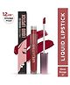 ORGATRE Moodbliss Liquid Lipstick | Long-Lasting, Transfer-Resistant & Hydrating Formula | Vibrant Gloss Finish with Intense Pigmentation | 12-Hour Smudge-Proof | Lightweight & Non-Drying | 4.5ml, Ebon Rouge
