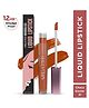 ORGATRE Moodbliss Liquid Lipstick | Long-Lasting, Transfer-Resistant & Hydrating Formula | Vibrant Gloss Finish with Intense Pigmentation | 12-Hour Smudge-Proof | Lightweight & Non-Drying | 4.5ml, Choco Sizzler